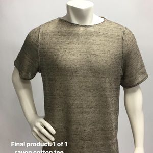 1 of 1 Rayon cotton blend tee. Color: Java